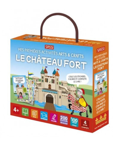 Bricolage enfant : un chateau fort en carton : version mobile