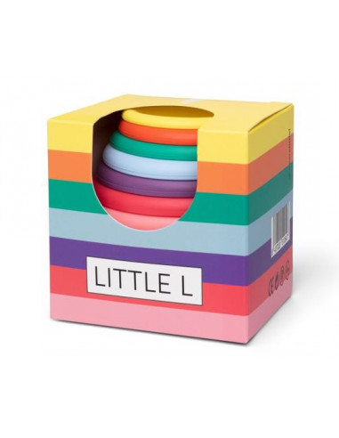 Gobelets gigognes en silicone - Little L - Les jouets en bois