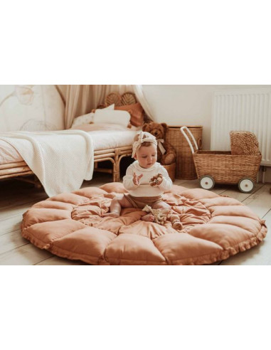 Tapis de jeu 3 en 1 Bloom marron - PlayandGo - Cadeau de naissance