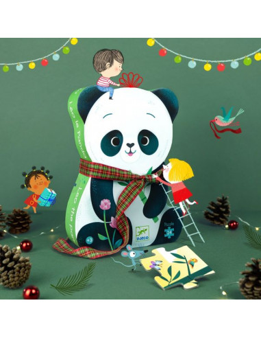 Coloriage bebe panda qui mange avec Tête à modeler
