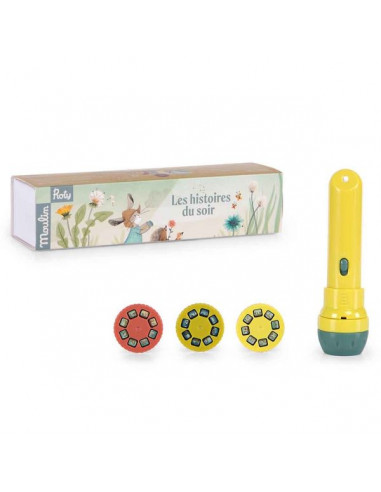 Veilleuse rechargeable Trois petits lapins Moulin Roty