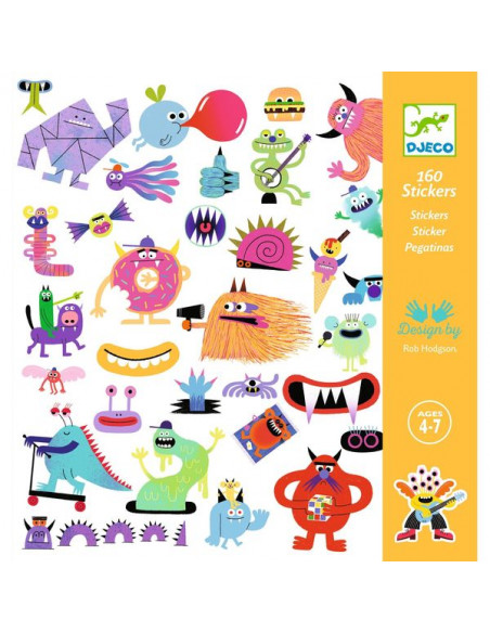 Loisirs créatifs enfants - 6 planches gommettes a colorier