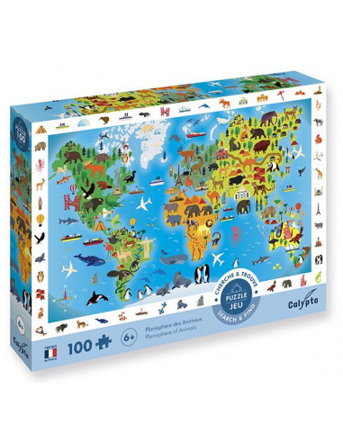 Atlas des Animaux - Livre puzzle- Édition 2009 – Yoti Boutique