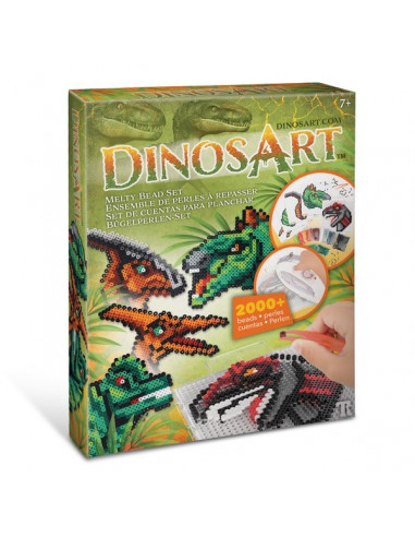 Coffret de perles à repasser dinosaure - DinosArt