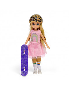 Mini skateboard enfant PLASTIQUE bleu PLAY 500 pour les clubs et  collectivités
