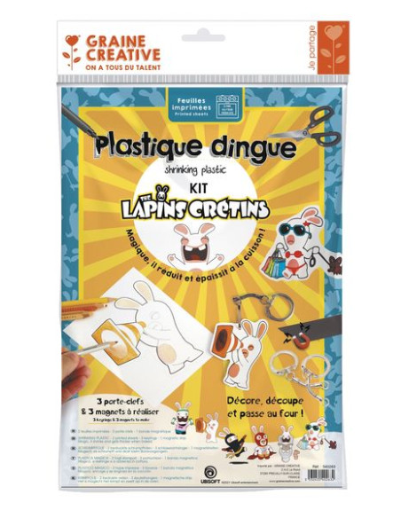 Kit plastique dingue - Porte-clé Voiture - 4 pcs - Kit plastique