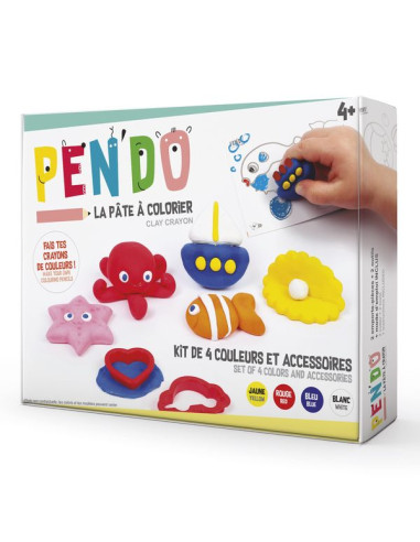 Kits d'artisanat pour enfants 7 pièces, Pâte à modeler, Crayons