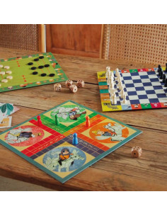 Jeux de cartes - Mini family jeu de 7 familles - Djeco - 4 ans et + - Label  Emmaüs