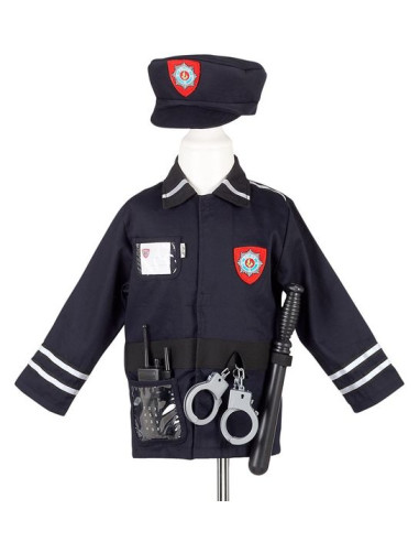 Kit policier badge et menottes adulte et enfant : Deguise-toi