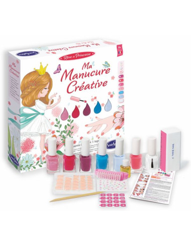 Nail Art Enfant Kit Manucure pour Filles, Cadeau Fille Loisir