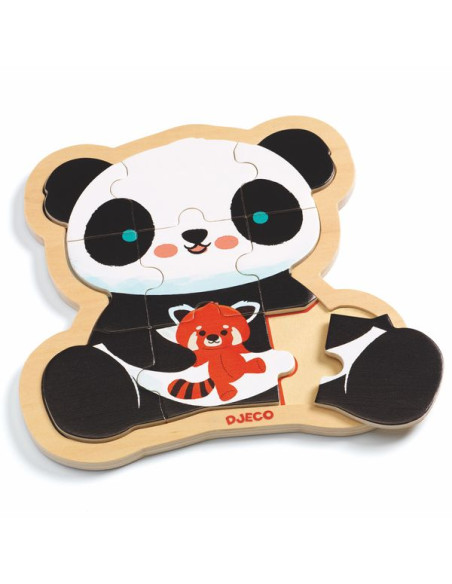 Jeu extérieur enfant en bois Panda
