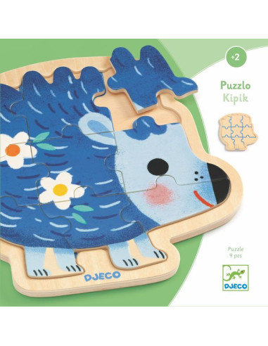 Puzzle en bois 35 pièces : Puzzlo Music - Jeux et jouets Djeco