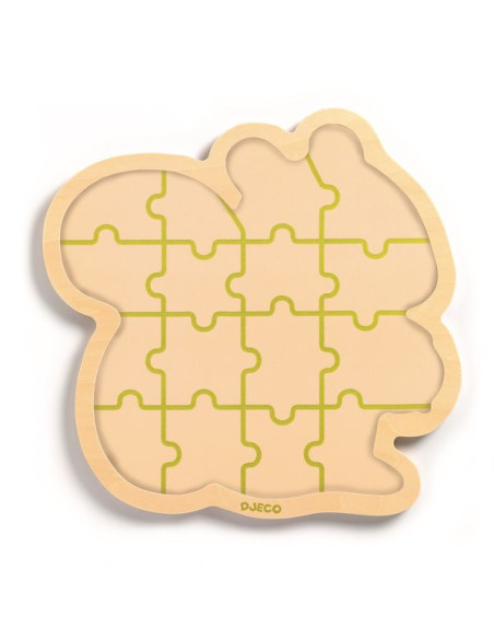 Puzzlo Nut - Djeco - Puzzle en bois enfant