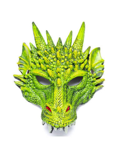 Masque de dragon vert - Great Pretenders