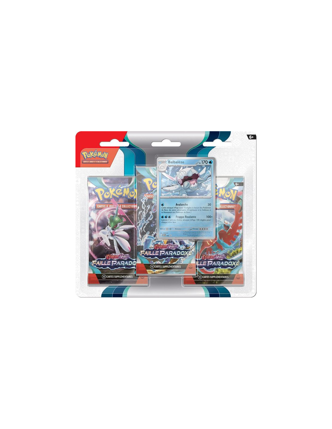 Booster Cartes Pokémon Ecarlate Violet EV04 Faille Paradoxe à 5,72€