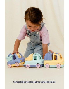 marque generique - Mini jouet en bois propulsé par friction d'avion de  retour en arrière pour l'aile bleue de cadeau d'enfants - Jeux d'éveil -  Rue du Commerce