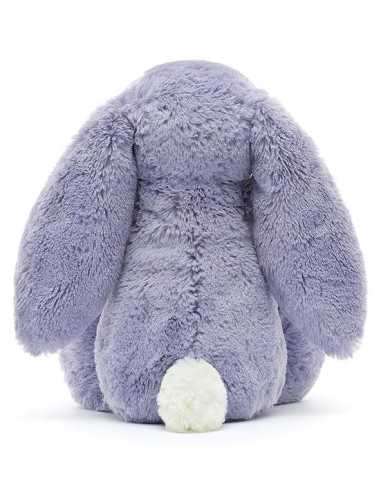 Oreiller cylindrique et écharpe douce, poupée lapin à gros yeux en peluche,  poupée lapin blanc, 90 cm violet : : Maison