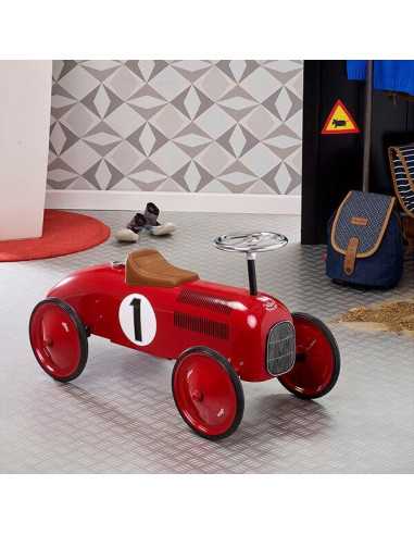 Voiture porteur métal rouge - véhicule pour enfant - Vilac