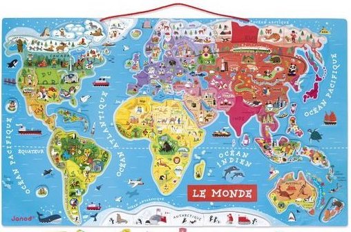 Un jeu éducatif qui fait apprendre la géographie aux enfants