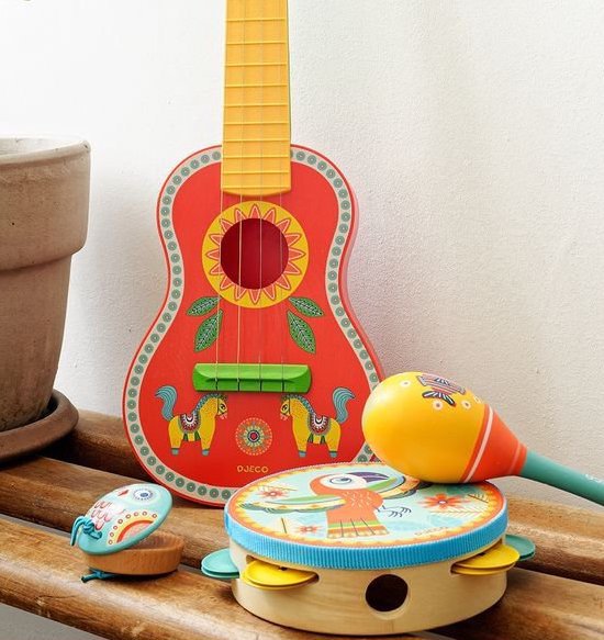 Grand tambour instrument de musique pour enfant 3 ans et plus.