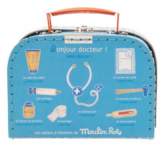 Malette Docteur Enfant Avec stéthoscope Kit du Docteur Médicale