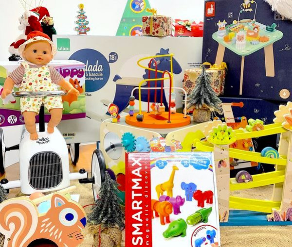 Guide cadeaux de Noël, jouets pour bébés et tout-petits 0-2 ans